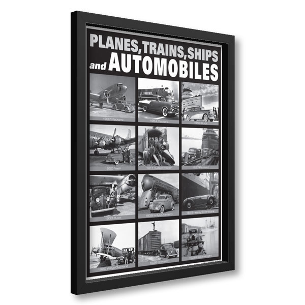 Planes Trains Automobiles Framed Posted