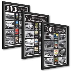 Framed Convertibles Poster Set